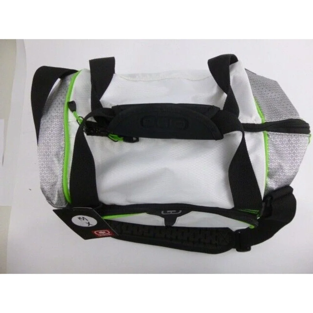 OGIO Endurance 1.0 White Silver Sport Gym Water Resistant Duffle Bag